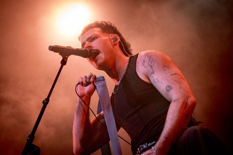 James Marriott performing live at Hindley Street Music Hall in Adelaide